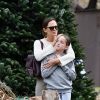 Ben Affleck et son ex Jennifer Garner sont allés assister à la messe dominicale avec leurs enfants Violet, Seraphina et Samuel à Los Angeles. Le 1er décembre 2019.