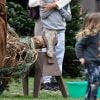 Ben Affleck et son ex Jennifer Garner sont allés assister à la messe dominicale avec leurs enfants Violet, Seraphina et Samuel à Los Angeles. Le 1er décembre 2019.