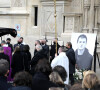 Sorties des obsèques (bénédiction) de Gaspard Ulliel en l'église Saint-Eustache à Paris. Le 27 janvier 2022. © Jacovides-Moreau / Bestimage